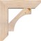 Ekena Millwork Westlake Slat Smooth Bracket w/ Offset Brace, Douglas Fir, 7 1/2"W x 28"D x 28"H BKT0806X28X28WTL06SDF - alternate 4